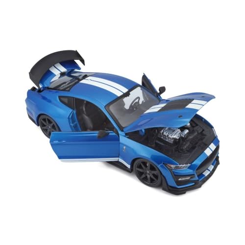 Bauer Spielwaren Maisto 1:18 Special Edition 2020 Mustang Shelby GT500 Model 31388 Metal Diecast, Blue