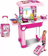 Craveon 2 in 1 Little Chef Kitchen Play Set for Kids Best Toy for Kids, Pink