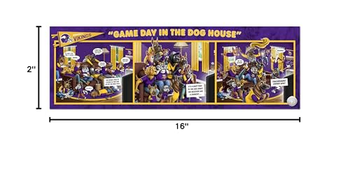 Youthefan Nfl Minnesota Vikings Game Day In The Dog House 1000Pc Puzzle