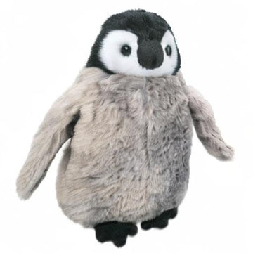 Douglas Penguin Chick Plush Stuffed Animal, 7" Tall, Gray/Black/White, Polyester Fill, Model 3787