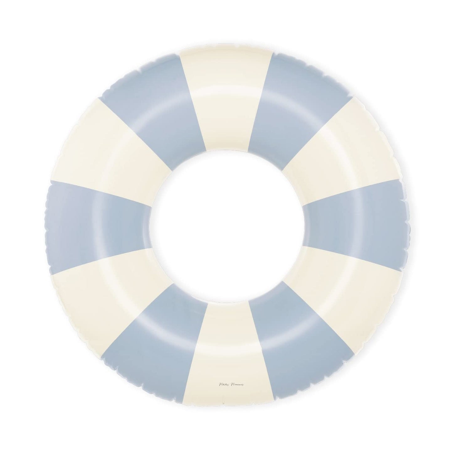 Petites-Pommes Lake Floats for Kids - Durable Inner Tube, Handprinted Classic Striped Design Pool Float Rings, Soft Comfort Seam