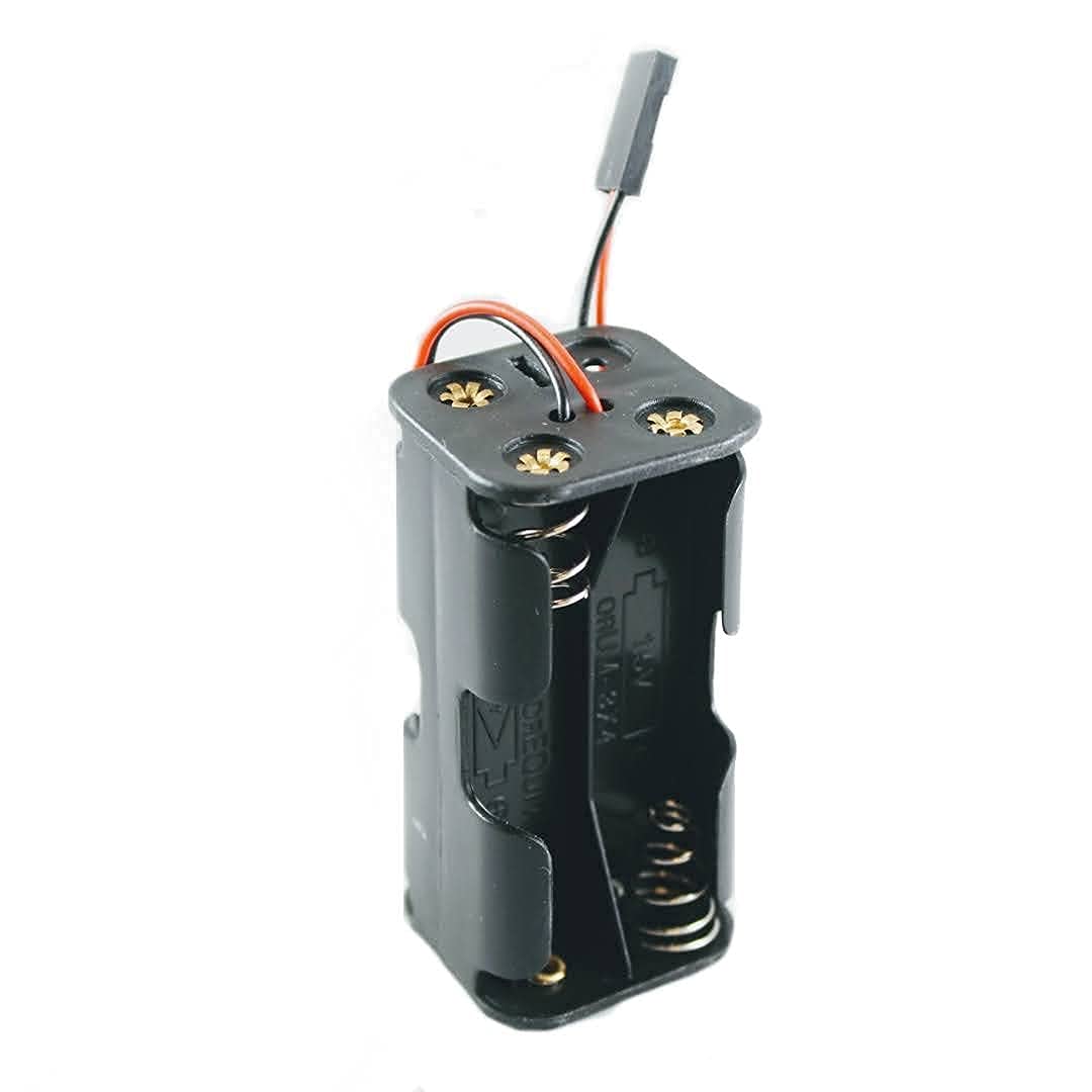 Barnabas Robotics Servo Motor Tester Kit - 180° 9g Servo Motor, RC Tester Controller, 6V Battery Holder, Black, Model KIT-3-4