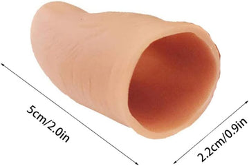 2Pcs Magic Thumb Lights, Finger Lights Magic Trick Fingers Led Magic Thumb Prank Toys Light Up Flashing Fingers Tips Appearing L