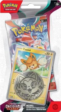 Pokemon TCG: Scarlet & Violet - Obsidian Flames Checklane Blister Packs (Pawmi and Wooper, 2 Pack)