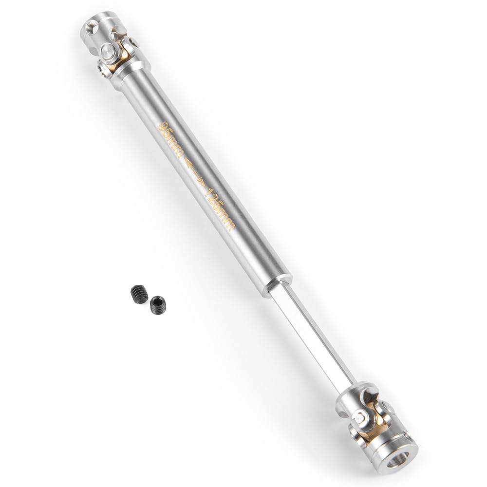 RC-Hub 1Pcs RC Driveshafts Metal Drive Shaft 45-50/47-57/55-67/60-80mm for 1:14 Tamiya Trailer Tractor Truck RC Crawler Car (95m