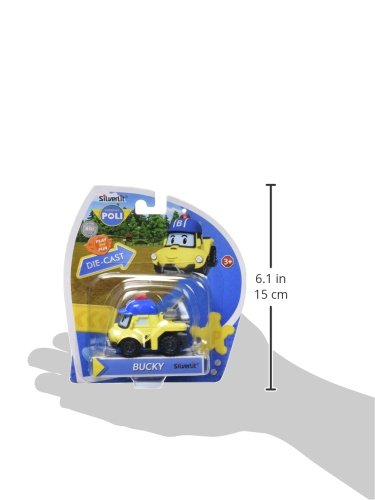 Robocar Poli, Bucky DIE-CAST Metal Toy Cars, Mountain Buggy Car, Cartoon Diecast Vehicle Truck Toy Party Birthday Gifts for Todd