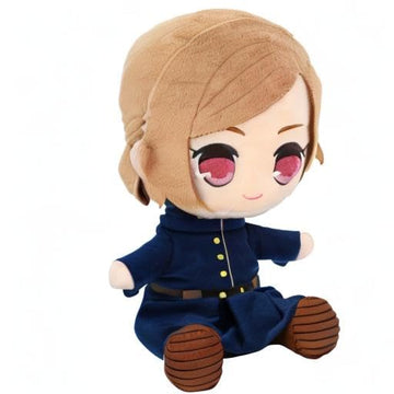 Banpresto Jujutsu Kaisen KYURUMARU NOBARA KUGISAKI Big Plush Toy - Soft Plush Material, Collectible, Ideal Gift for Anime Fans