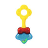 Kiddoville Star Baby Teether Rattle 2Pcs MultiColor Star Shape, Soft BpaFree Plastic, Sound Making Sensory Toy Sound Rattle To