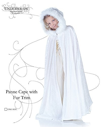 Underwraps Panne Kids Cape, White