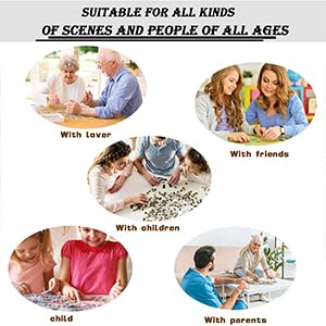 Qishop 1000 Pieces Jigsaw Puzzles For Adults, Broadway Musical Theater 29.7 19.6 Inch Colorful Puzzles For Children And Teens A