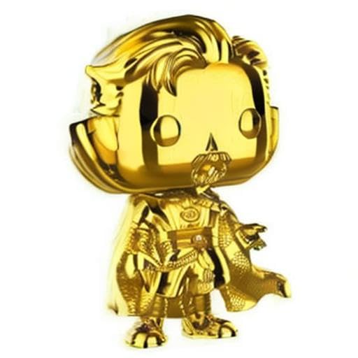 Funko Pop! Marvel: Studios 10 - Doctor Strange (Chrome) Toy, Standard, Multicolor
