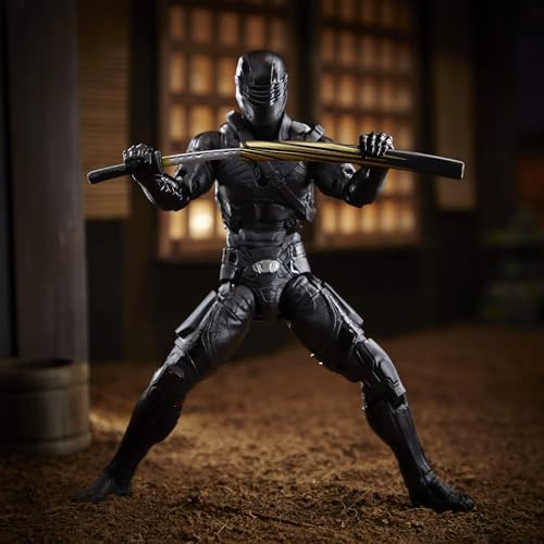 G. I. Joe Hasbro Classified Series : G.I. Joe Origins Snake Eyes Action Figure 16 enhanced 6-Inch Scale Toy with Custom Package Art Black