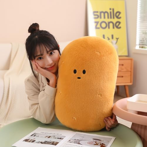 Wgxzyq Large Potato Plush Pillow, Stuffed Food Potato Plush Toy Birthday Xmas Gift For Kids Boys Girls (19.6Inch)