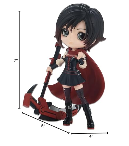 Banpresto RWBY Q-POSKET Ruby Rose Figure - Multicolor, PVC, Model BP18143