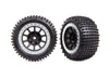 Traxxas Tires And Wheels Satin Chrome 2.2 Inch Alias Rear Tire 2470G