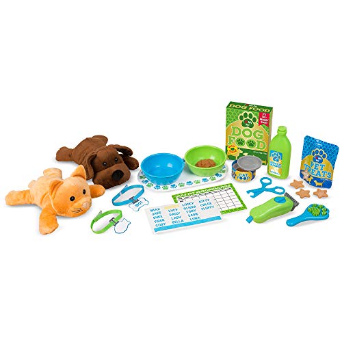 Melissa & Doug Feeding And Grooming Pet Care Play Set