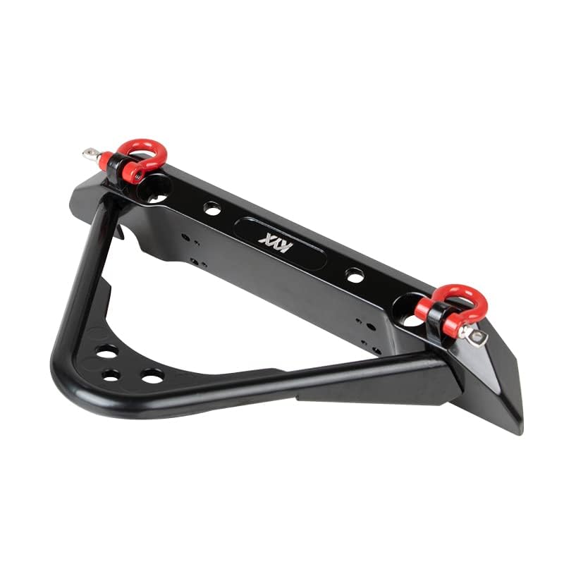 KYX Racing Aluminum Front Bumper Upgrades Parts Accessories for 1/10 RC Crawler Car Axial SCX10 SCX10 II SCX10 III Trx4 Trx6 Gen