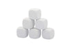QIDIWIN White EVA Foam Dices for Kids - 6PCS, 1.96 inch, Creative Building Blocks, Graffiti Painting