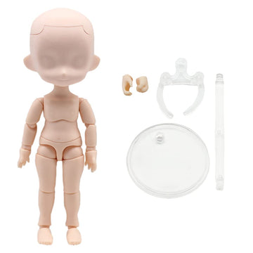 Niannyyhouse Dod 13Cm Doll Action Figures Body Suitable For 1/12 Bjd Dolls Head Dress Up (Peach Pink-Standard Package B)