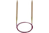 KNITPRO 100 cm x 4.5 mm Basix Fixed Circular Needles, Birch