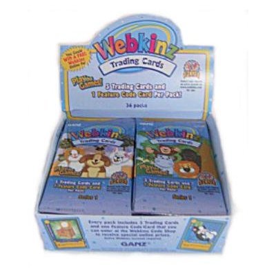 Webkinz Trading Card Game TCG Booster Box - 36 Packs, Paper, 24.32 Cubic Inches, Model WE000002