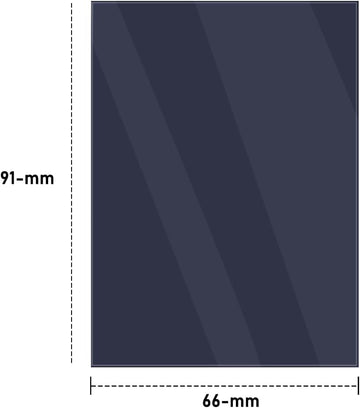 Kitoyz 500 Pcs Black Card Sleeves - Matte Polypropylene Toploaders for Trading Cards, Ideal for Baseball & Sports Cards