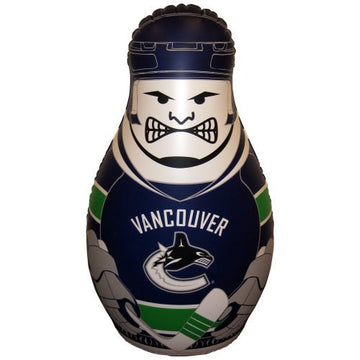 Fremont Die NHL Vancouver Canucks Bop Bag Inflatable Checking Buddy Punching Bag, Standard: 40 Tall, Team Colors