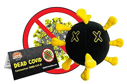 Giantmicrobes Dead Covid Plush - Limited Edition Version Covid Virus, Great Gift For Family, Scientists, Educators, Healthcare W
