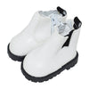 Niannyyhouse Leather Shoes Length 5.5Cm Suitable For 1/6 Bjd 8In 20Cm Plush Doll (White-2)
