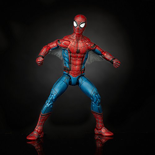 Marvel Legends Spider-Man Homecoming Movie Spider-Man Action Figure (Build Vulture'S Flight Gear), 6 Inches