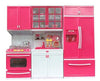 B.N. ENTERPRISE Plastic Kitchen Play Set With Refrigerator Cook Top And Drawer Almirah For Kids Multi Color, Plastic, Pack Of 1
