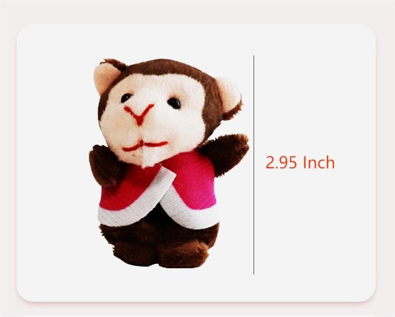 5 Little Monkeys Finger Puppets For Kids, 7 Pack Plush Finger Puppets Toy, Storytelling Theater Role Play, Bedtime Story For Tod