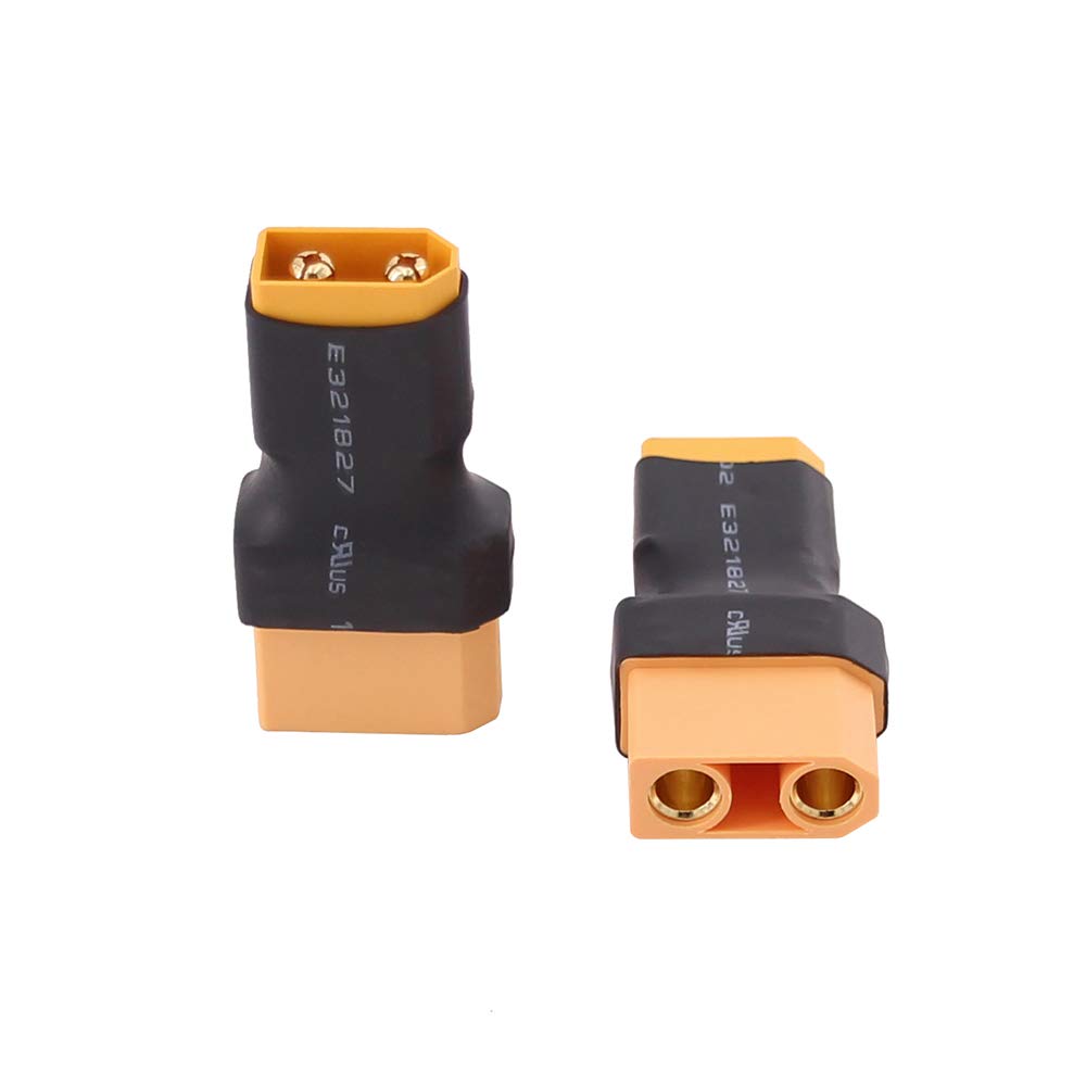 Olirc 4Pcs Xt90 To Xt60 Male Female Rc Connector Adapter(C165-4)