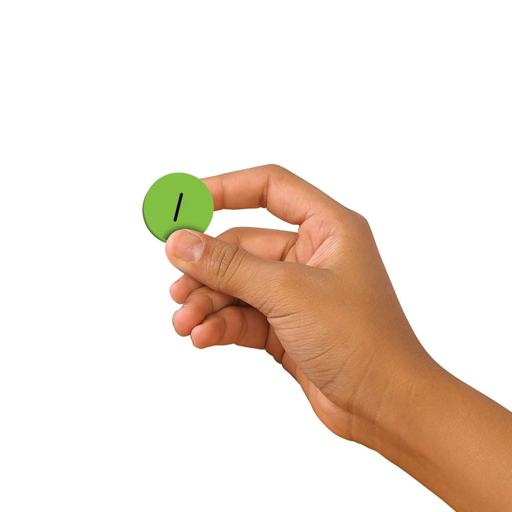 Eai Education Quietshape Foam Place Value Disks Thousandths To Ones: Set Of 120
