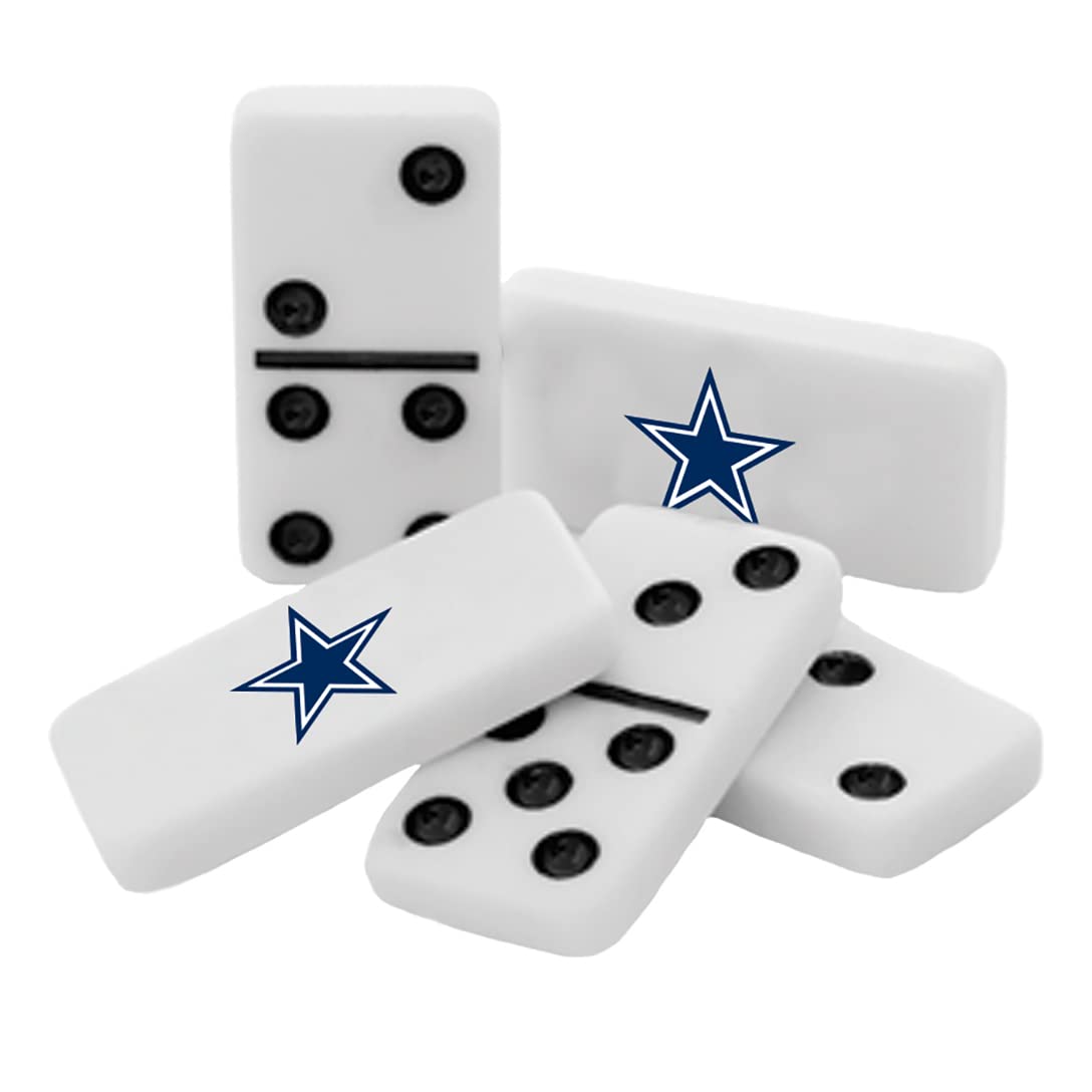 Masterpieces Nfl Dallas Cowboys Collector Edition Double Six Dominoes