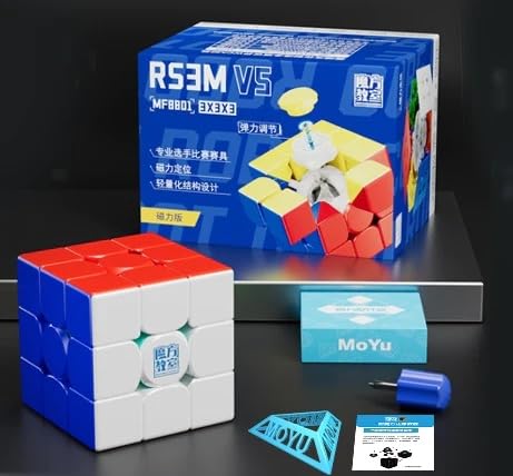 Cuberspeed Moyu Rs3 M V5 Speed Cube Standard Edition Moyu Rs3M V5 3X3 Stickerless Magnetic Speed Cube