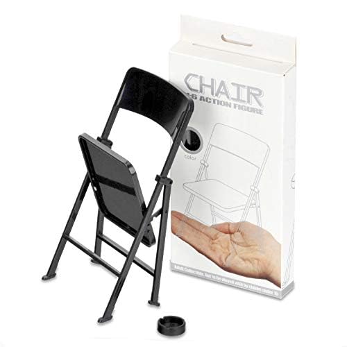 1/6 Scale Black Foldable Chair For 12' Action Figure Accessories Dollhouse Decoration Miniature Furniture