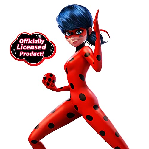 Miraculous Girls Female Ladybug Dress Up Set With Yoyo, Color Change Akuma, Tikki Kwami, Mask And Earrings By Playmates Toys For 4+ Years With Action Figure