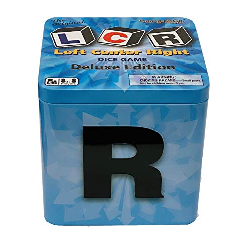 Lcr Left Center Right Dice Game- Deluxe Edition