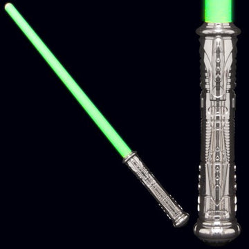 FlashingBlinkyLights LED Light Up Futuristic Saber decorative replica blade Toy Weapon with Motion Activated Sound (2-Pack)