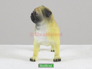 Pacific Trading Sitting Pug Puppy Figurine 3 Inch Multicolor