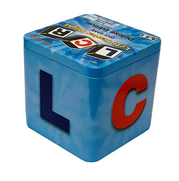 LCR Deluxe Edition Left Center Right DICE Game - Multicolor, Tin, Model 625