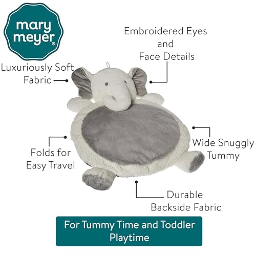 Mary Meyer Baby Mat, Afrique Elephant, 23x31x4 Inch, Fabric, Model 42557