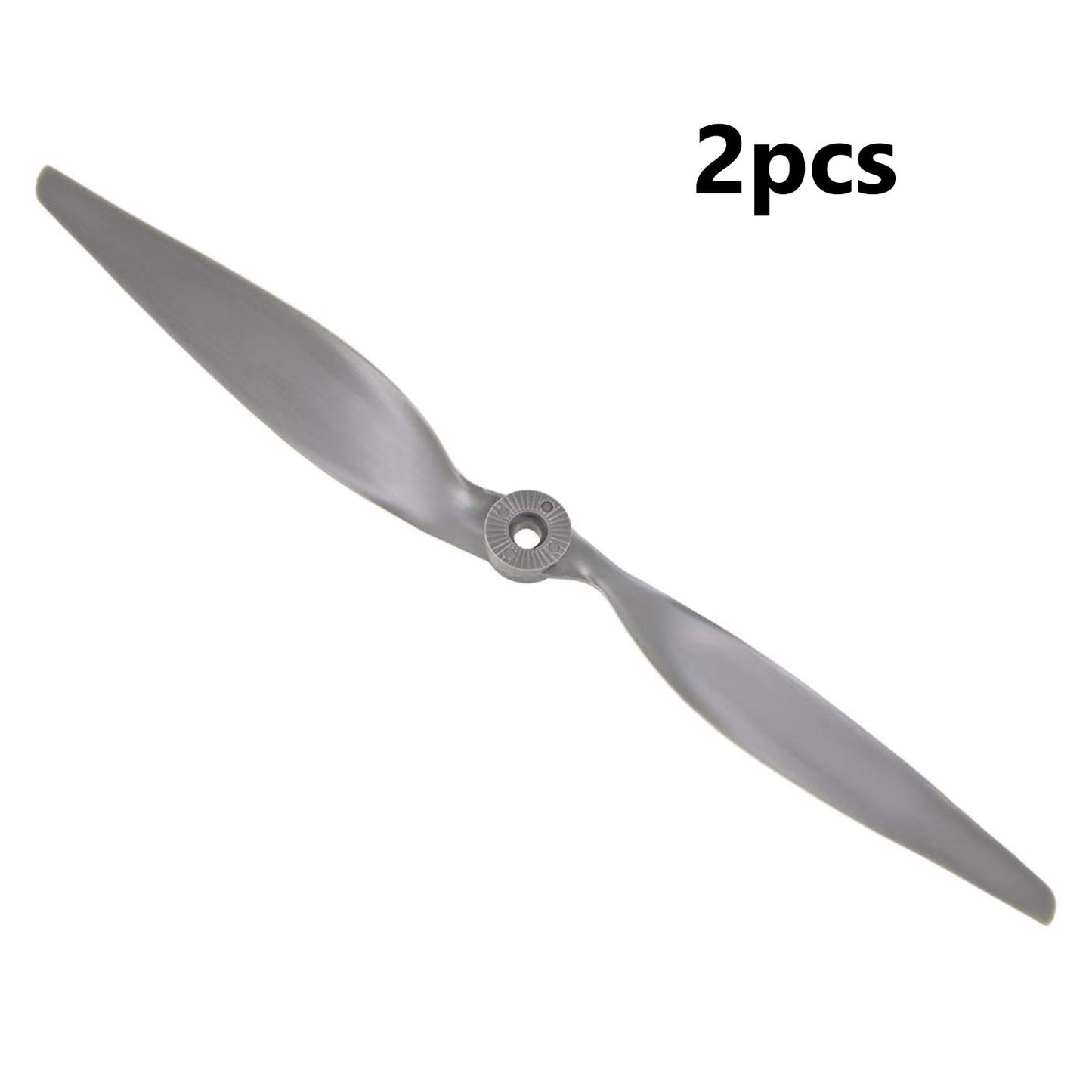 TOP-VIGOR 2pcs CW RC Propellers 1260 12 x 6 Inch 2-Vane RC Vehicle Propellers Replacement for RC Airplane with Adapter Rings Nyl