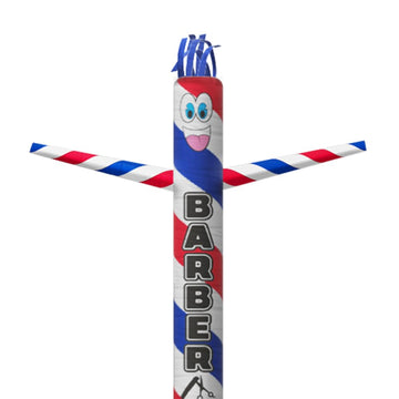 FFN 20ft Inflatable Tube Man - Barber Shop Dancer, Polyester, Replacement Tubeman (Y/W), Model 11051-F