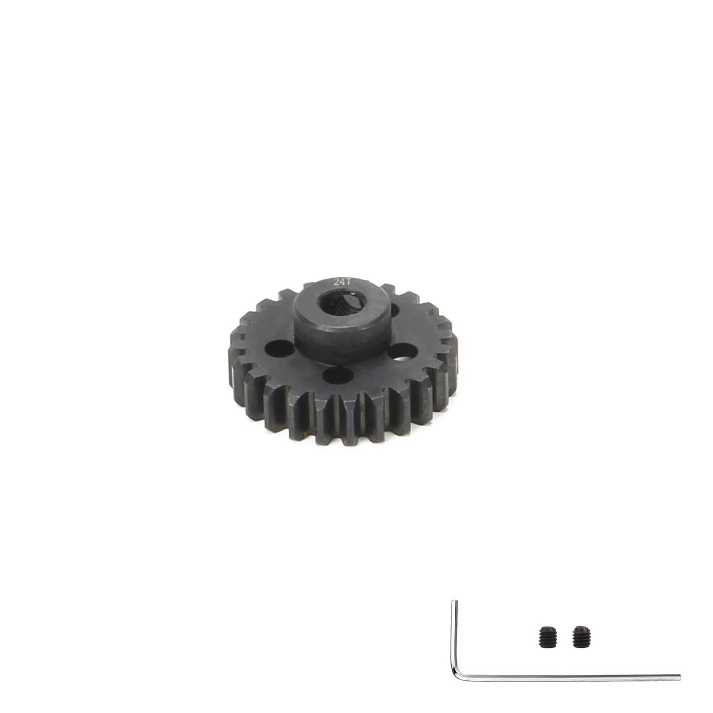 RCAWD 24T Pinion Gear & Wrench for ARRMA 8S BLX & Bash Roller 1/5 Kraton Outcast, 6S 4X4 BLX 1/7 Felony Fireteam Infraction, 6S