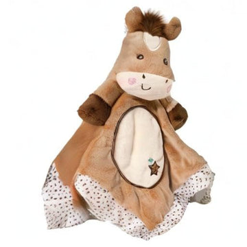 Douglas Baby Star Pony Snuggler Plush Stuffed Animal, Tan/Cream/Brown, 13" Square, Soft Plush Material, Model 767548143391