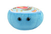 GIANTmicrobes Animal Cell Plush - Educational Blue Plush Toy for Students and Scientists