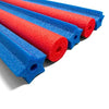 In The Swim 14-Pack Mega Pool Noodles - 4.25'' Diameter - Buoyant Foam Noodles In Vibrant Blue Star & Bold Red Cylinder Shapes -