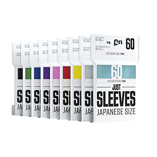 Just Sleeves | Pack Of 50 Japanese Size Card Sleeves For Board Game And Card Games | 62 Mm By 89 Mm Card Sleeves | Professional